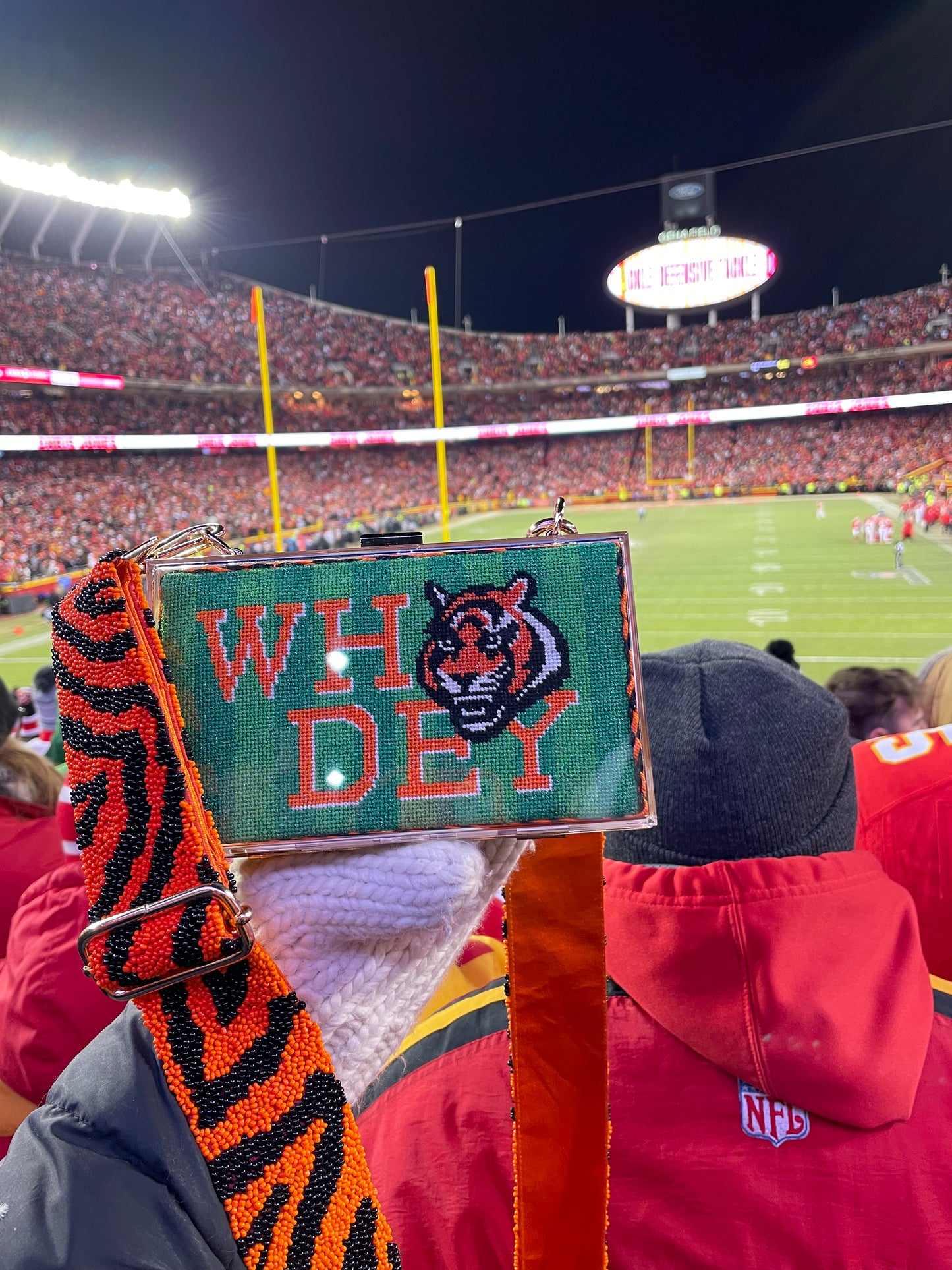 Who Dey Purse Insert - 18 count