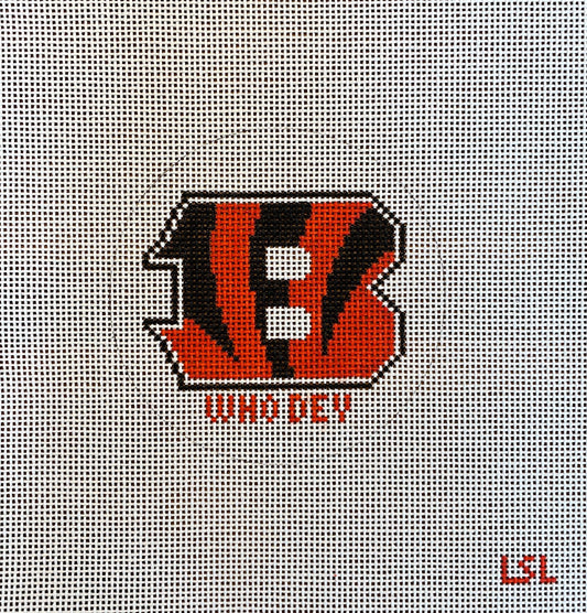Bengals "B" Ornament - 13 count